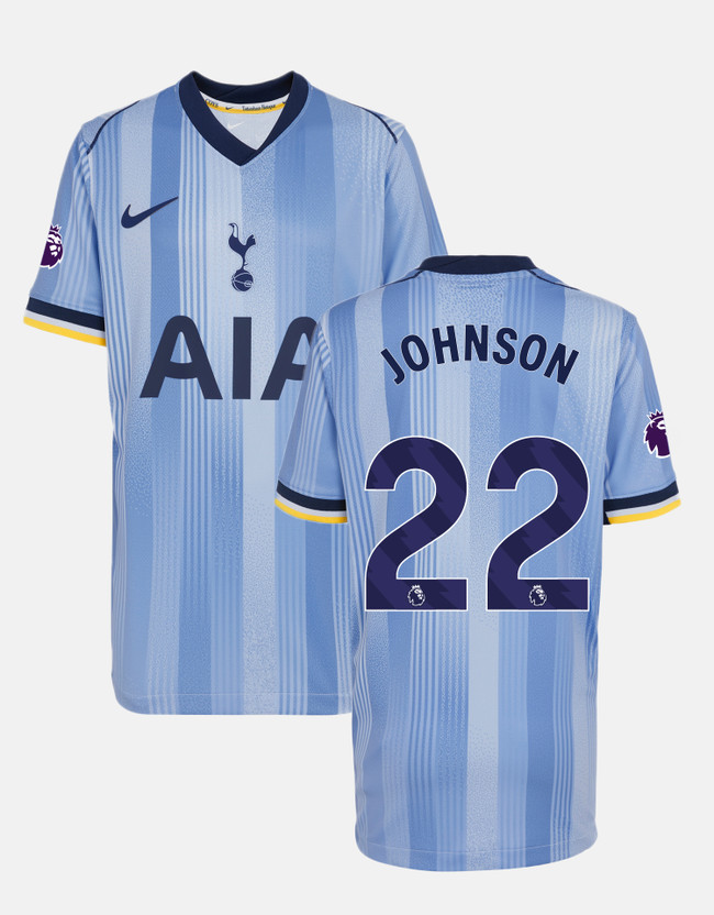 brennan johnson youth stadium premier league tottenham hotspur away shirt 202425 Collection | Tottenham Hotspur Kits & Football Boots