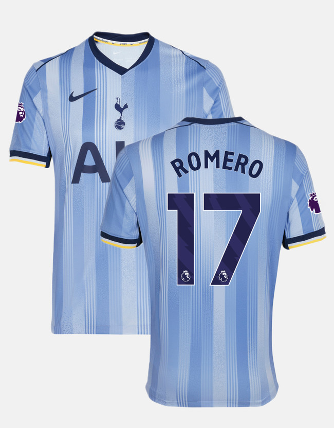 cristian romero mens elite premier league tottenham hotspur away shirt 202425 Collection | Tottenham Hotspur Kits & Football Boots