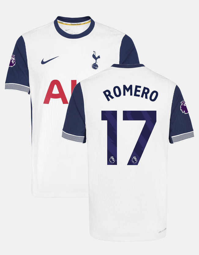 cristian romero mens elite premier league tottenham hotspur home shirt 202425 Collection | Tottenham Hotspur Kits & Football Boots