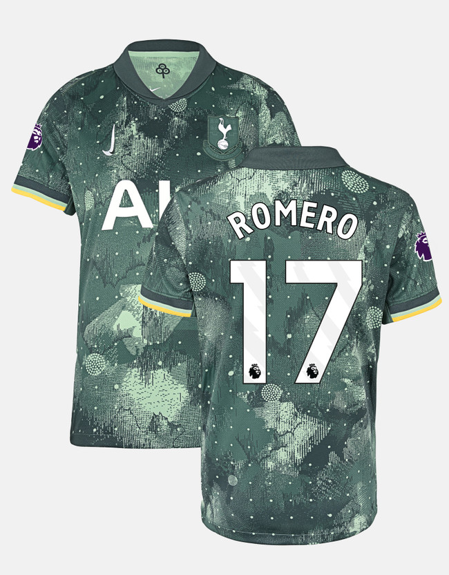 cristian romero womens stadium premier league tottenham hotspur third shirt 202425 Collection | Tottenham Hotspur Kits & Football Boots