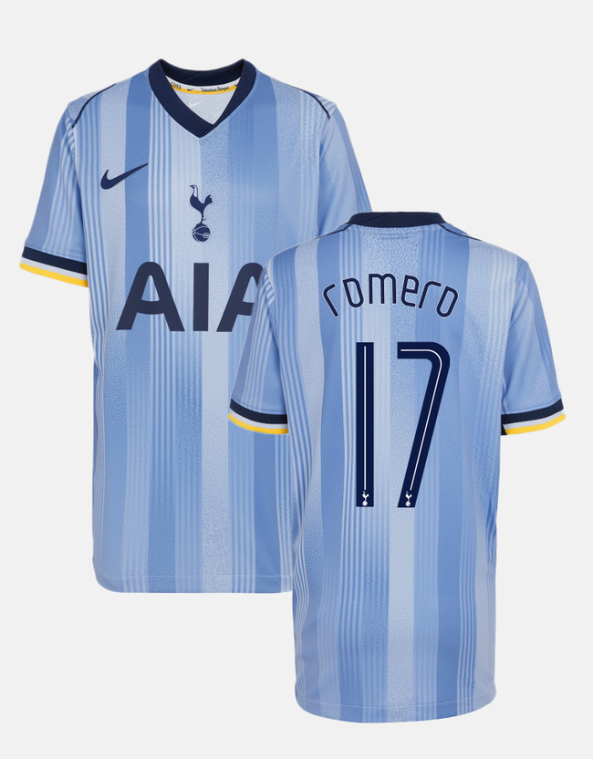 cristian romero youth stadium club tottenham hotspur away shirt 202425 Collection | Tottenham Hotspur Kits & Football Boots