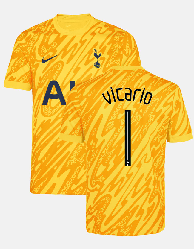 guglielmo vicario mens goalkeeper club tottenham hotspur shirt 202425 Collection | Tottenham Hotspur Kits & Football Boots