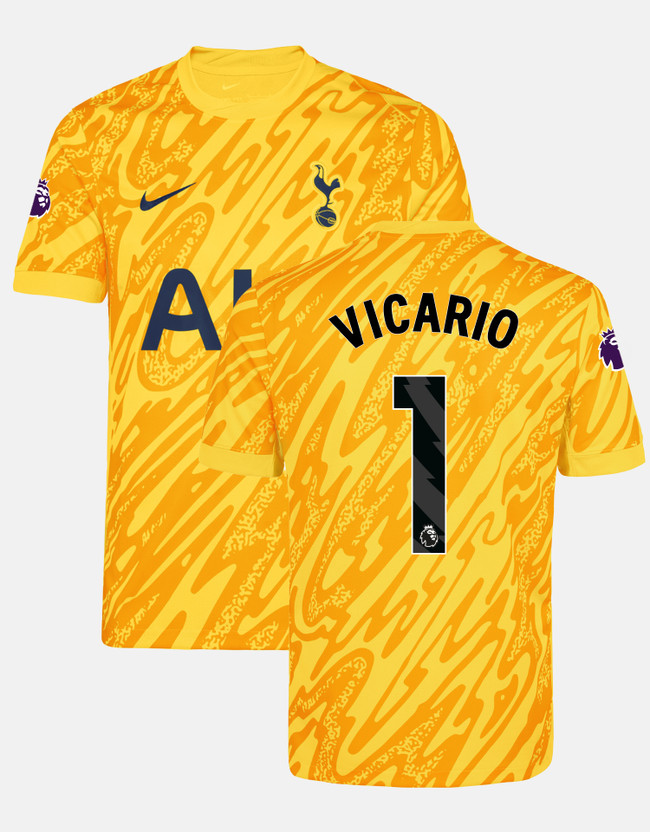 guglielmo vicario mens goalkeeper premier league tottenham hotspur shirt 202425 Collection | Tottenham Hotspur Kits & Football Boots