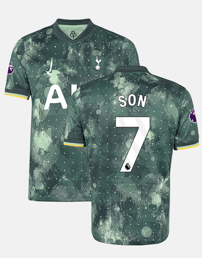 heung-min son mens elite premier league tottenham hotspur third shirt 202425 Collection | Tottenham Hotspur Kits & Football Boots