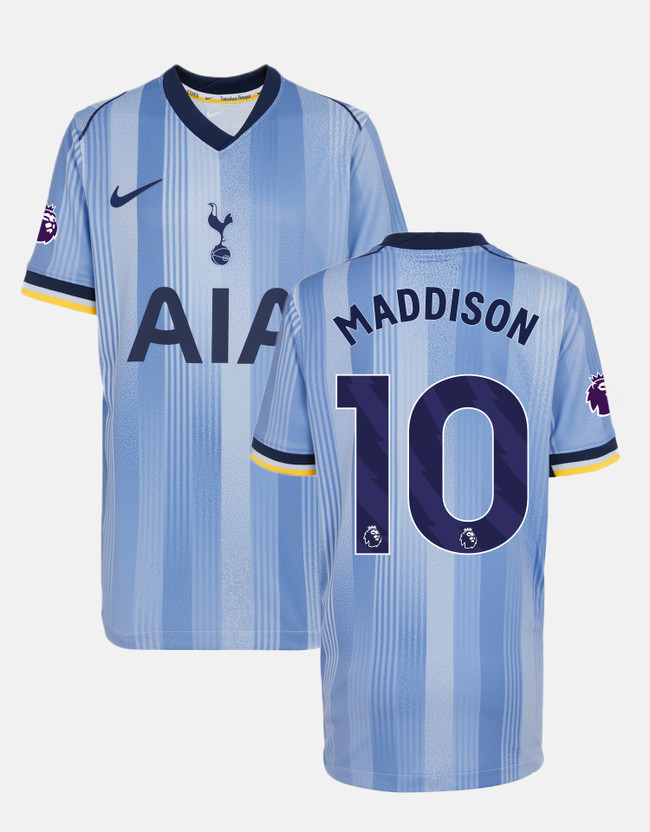 james maddison youth stadium premier league tottenham hotspur away shirt 202425 Collection | Tottenham Hotspur Kits & Football Boots