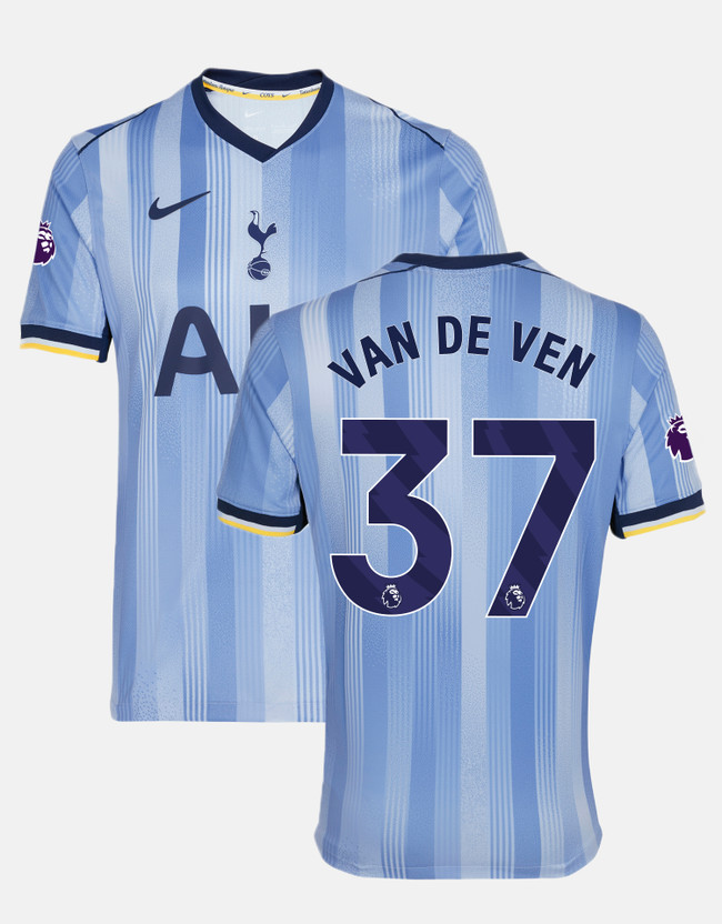 micky van de ven mens elite premier league tottenham hotspur away shirt 202425 Collection | Tottenham Hotspur Kits & Football Boots