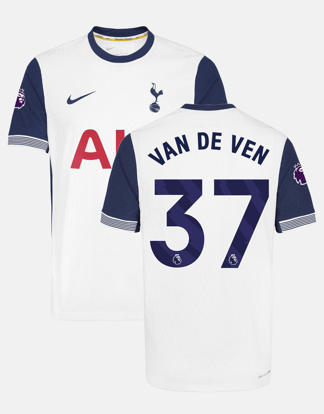 micky van de ven mens elite premier league tottenham hotspur home shirt 202425 Collection | Tottenham Hotspur Kits & Football Boots