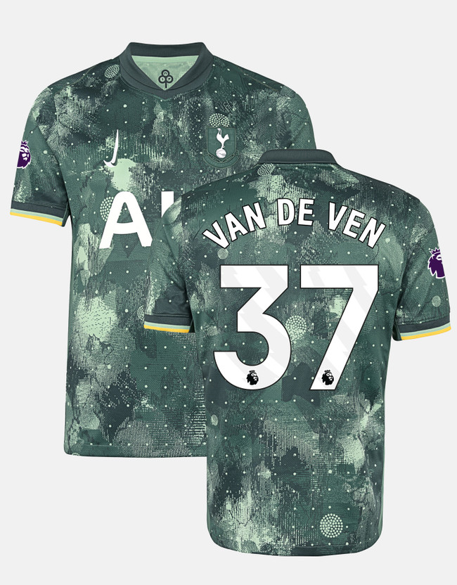 micky van de ven mens elite premier league tottenham hotspur third shirt 202425 Collection | Tottenham Hotspur Kits & Football Boots