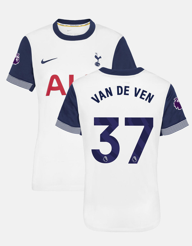 micky van de ven womens elite premier league tottenham hotspur home shirt 202425 Collection | Tottenham Hotspur Kits & Football Boots