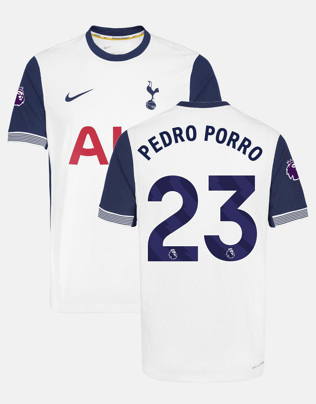 pedro porro mens elite premier league tottenham hotspur home shirt 202425 Collection | Tottenham Hotspur Kits & Football Boots
