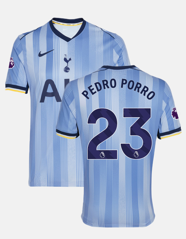 pedro porro mens stadium premier league tottenham hotspur away shirt 202425 Collection | Tottenham Hotspur Kits & Football Boots