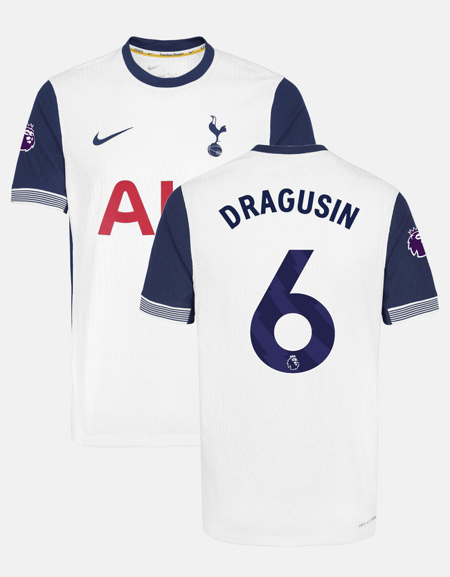 radu dragusin mens elite premier league tottenham hotspur home shirt 202425 Collection | Tottenham Hotspur Kits & Football Boots
