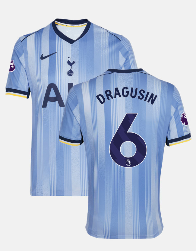 radu dragusin mens stadium premier league tottenham hotspur away shirt 202425 Collection | Tottenham Hotspur Kits & Football Boots