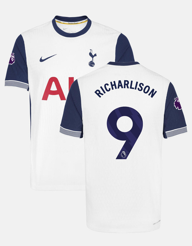 richarlison mens elite premier league tottenham hotspur home shirt 202425 Collection | Tottenham Hotspur Kits & Football Boots
